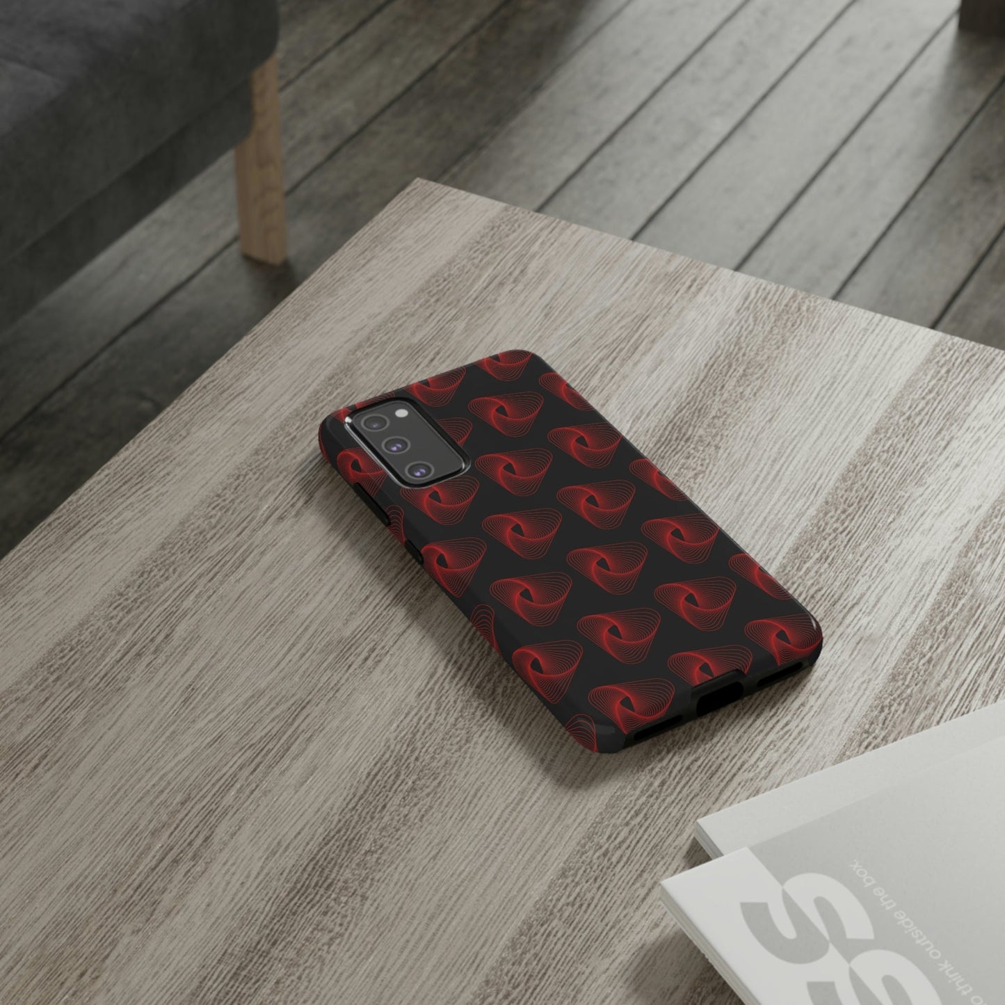 Phone Case-RED VORTEX | Tough-PhoneCaseBoss-Phone-Best-Phone-Cases