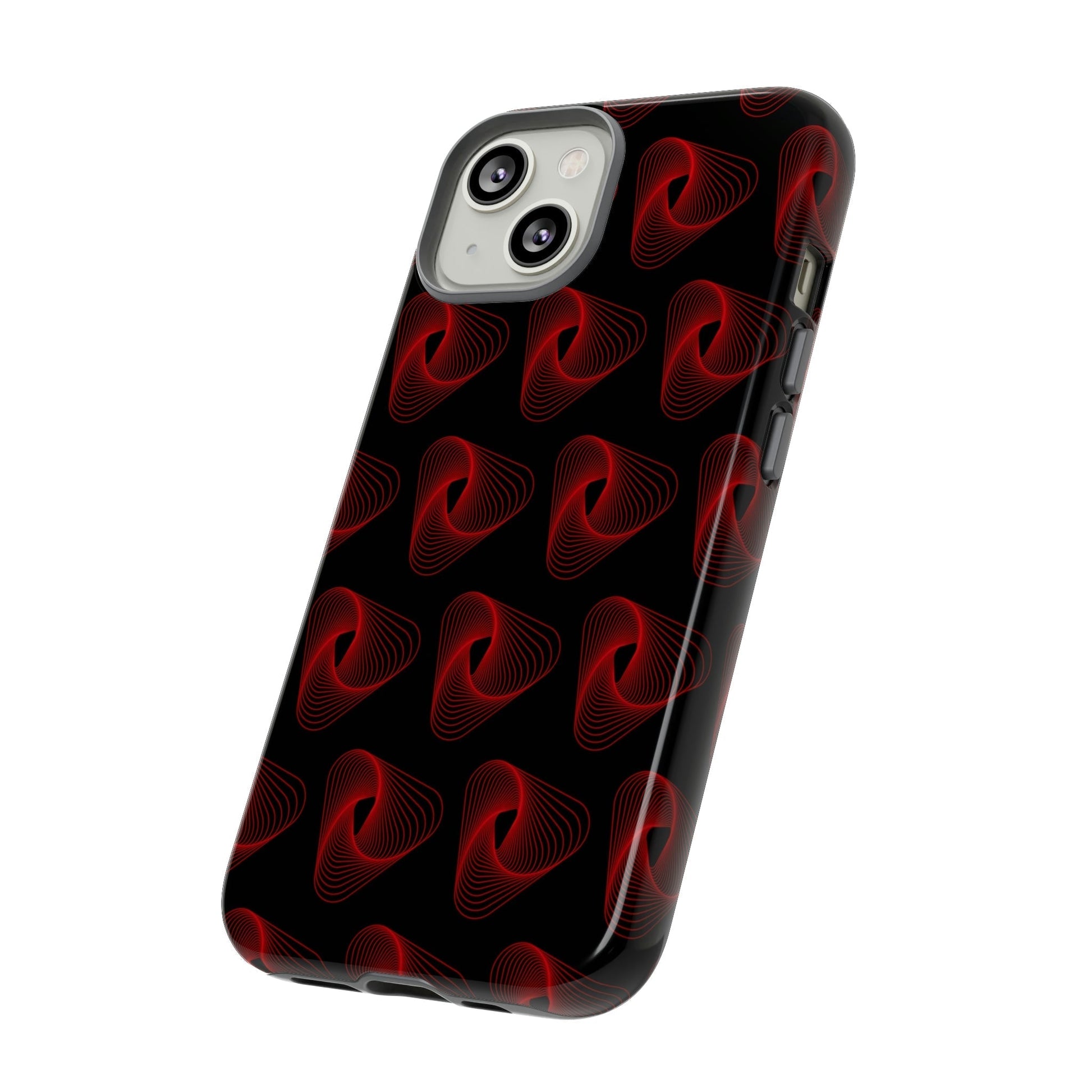 Phone Case-RED VORTEX | Tough-PhoneCaseBoss-Phone-Best-Phone-Cases