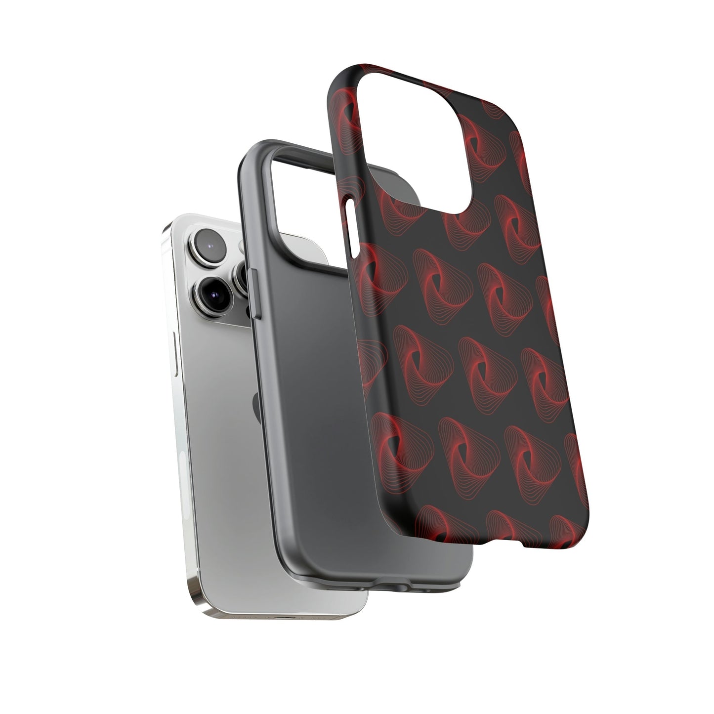 Phone Case-RED VORTEX | Tough-PhoneCaseBoss-Phone-Best-Phone-Cases