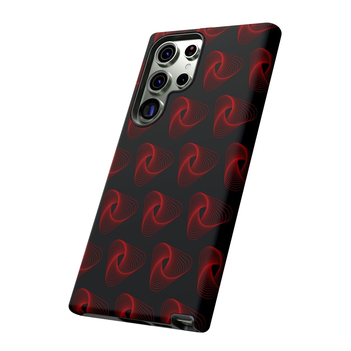 Phone Case-RED VORTEX | Tough-PhoneCaseBoss-Phone-Best-Phone-Cases