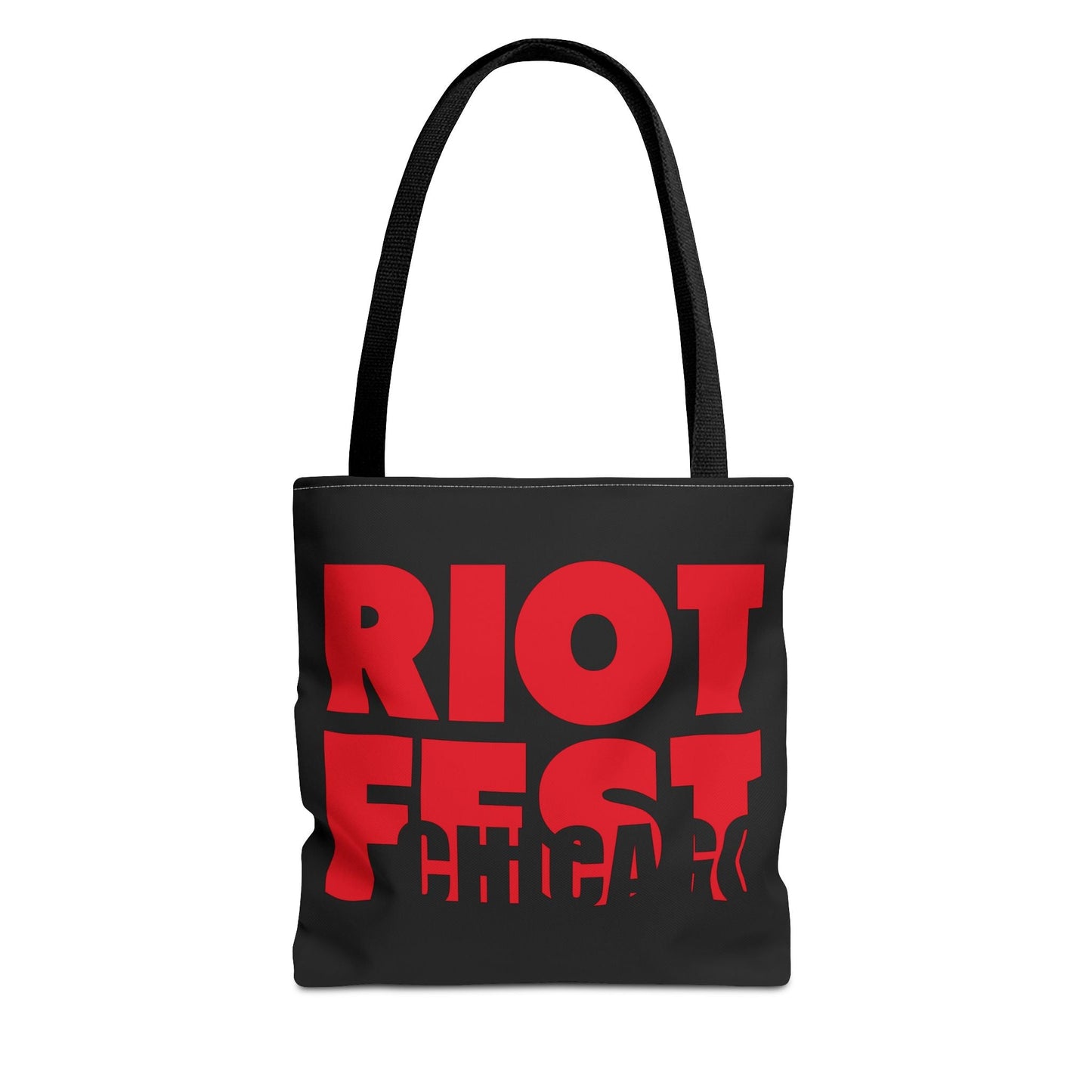 Riot Fest Chicago 13 Inch Tote Bag-Bags-Printify-13 Inch, 312 Land, Bags, Canvas Tote, Chicago, Concert Merch, Gifts For Music Lovers, Gifts For Musicians, Grocery Bag, Hipster Style, More, Music, Music Fest, Music Festival, Music Lover Gift, Reusable Bag, Riot Fest, Riot Fest Gifts, Riot Fest Merch, The Whole Nother, TheWholeNother, TheWholeNother.com, Tote Bag, Travel Tote, Unique Design | 13" × 13'',Black,,7785764651101-Riot-Fest-Chicago-13-Inch-Tote-Bag-Bags-13-Inch-312-Land-Bags-Canvas-Tote-Chicago-Con