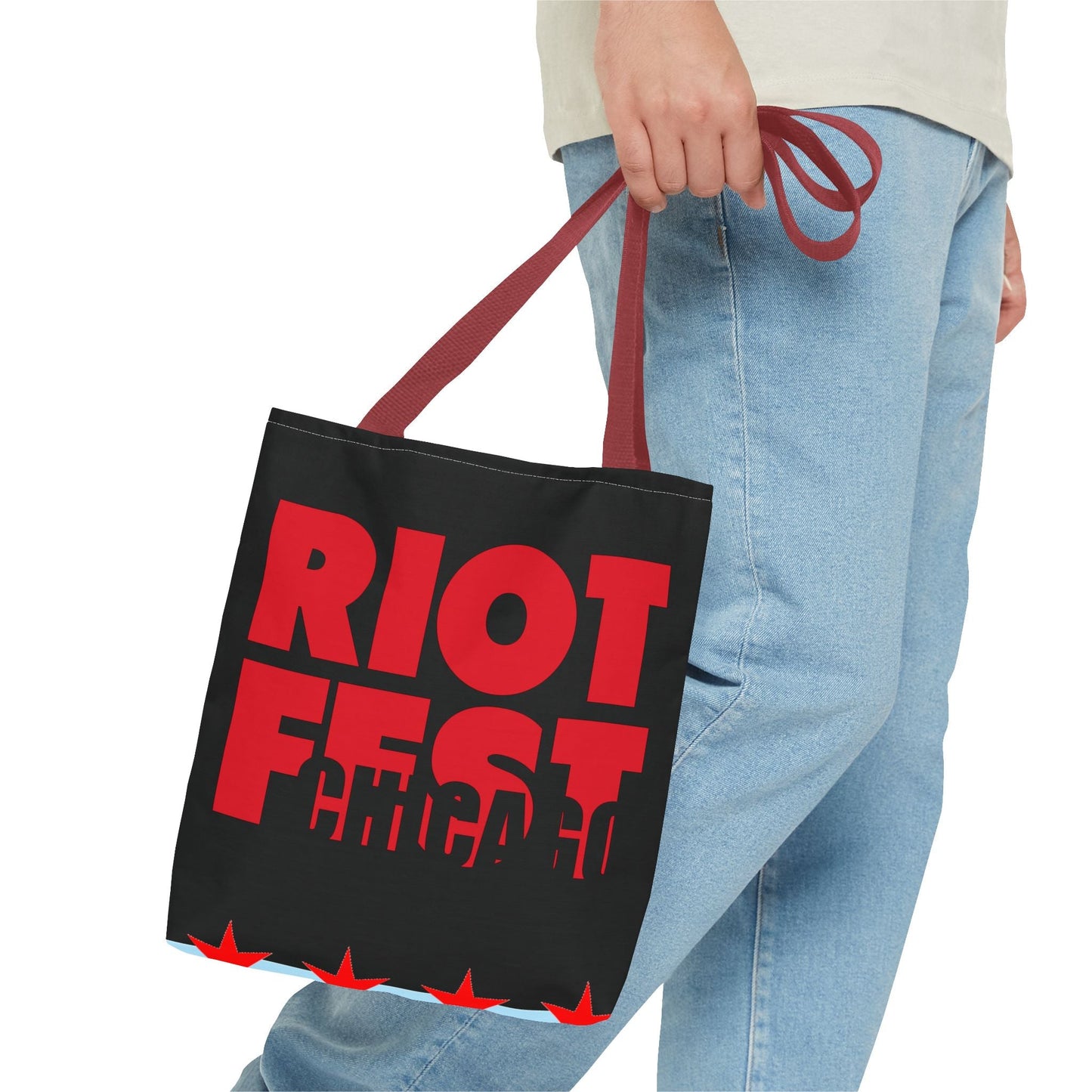 Riot Fest Chicago 13 Inch Tote Bag-Bags-Printify-13 Inch, 312 Land, Bags, Canvas Tote, Chicago, Concert Merch, Gifts For Music Lovers, Gifts For Musicians, Grocery Bag, Hipster Style, More, Music, Music Fest, Music Festival, Music Lover Gift, Reusable Bag, Riot Fest, Riot Fest Gifts, Riot Fest Merch, The Whole Nother, TheWholeNother, TheWholeNother.com, Tote Bag, Travel Tote, Unique Design | ,,,7785764651101-Riot-Fest-Chicago-13-Inch-Tote-Bag-Bags-13-Inch-312-Land-Bags-Canvas-Tote-Chicago-Concert-Merch-Gift