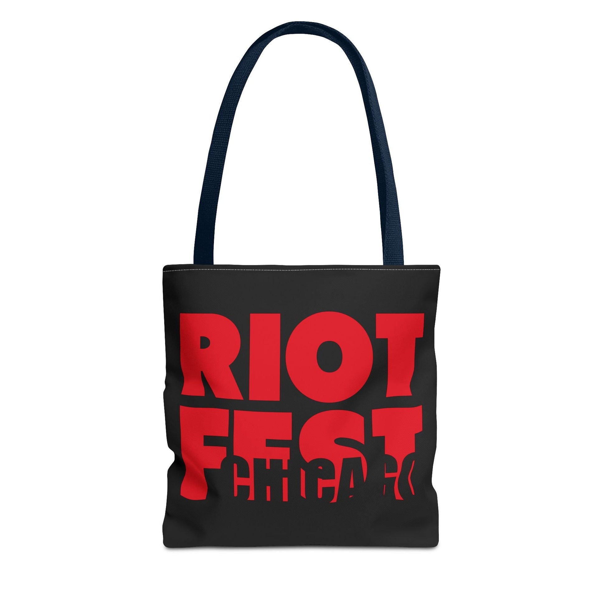 Riot Fest Chicago 13 Inch Tote Bag-Bags-Printify-13 Inch, 312 Land, Bags, Canvas Tote, Chicago, Concert Merch, Gifts For Music Lovers, Gifts For Musicians, Grocery Bag, Hipster Style, More, Music, Music Fest, Music Festival, Music Lover Gift, Reusable Bag, Riot Fest, Riot Fest Gifts, Riot Fest Merch, The Whole Nother, TheWholeNother, TheWholeNother.com, Tote Bag, Travel Tote, Unique Design | 13" × 13'',Navy,,7785764651101-Riot-Fest-Chicago-13-Inch-Tote-Bag-Bags-13-Inch-312-Land-Bags-Canvas-Tote-Chicago-Conc