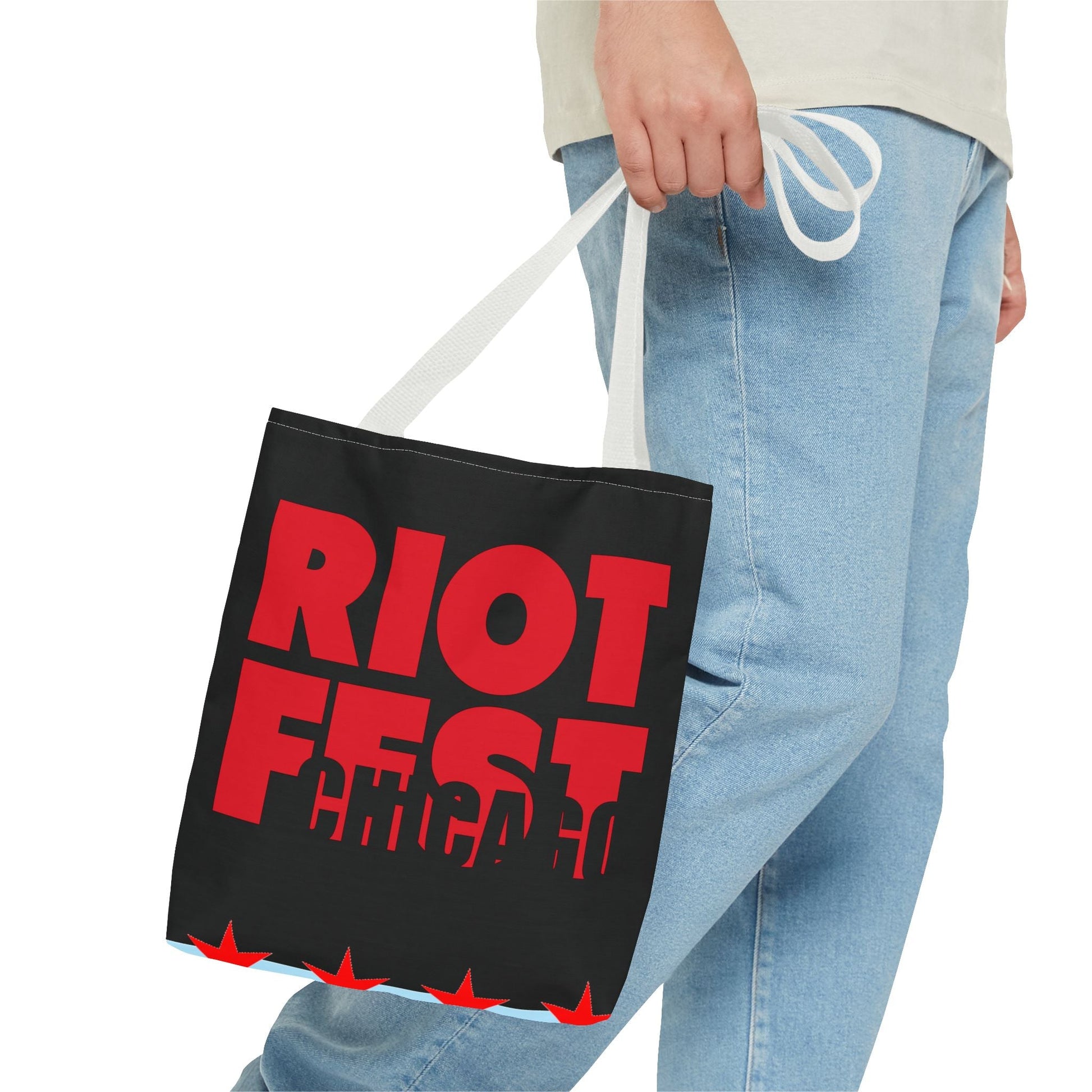 Riot Fest Chicago 13 Inch Tote Bag-Bags-Printify-13 Inch, 312 Land, Bags, Canvas Tote, Chicago, Concert Merch, Gifts For Music Lovers, Gifts For Musicians, Grocery Bag, Hipster Style, More, Music, Music Fest, Music Festival, Music Lover Gift, Reusable Bag, Riot Fest, Riot Fest Gifts, Riot Fest Merch, The Whole Nother, TheWholeNother, TheWholeNother.com, Tote Bag, Travel Tote, Unique Design | ,,,7785764651101-Riot-Fest-Chicago-13-Inch-Tote-Bag-Bags-13-Inch-312-Land-Bags-Canvas-Tote-Chicago-Concert-Merch-Gift