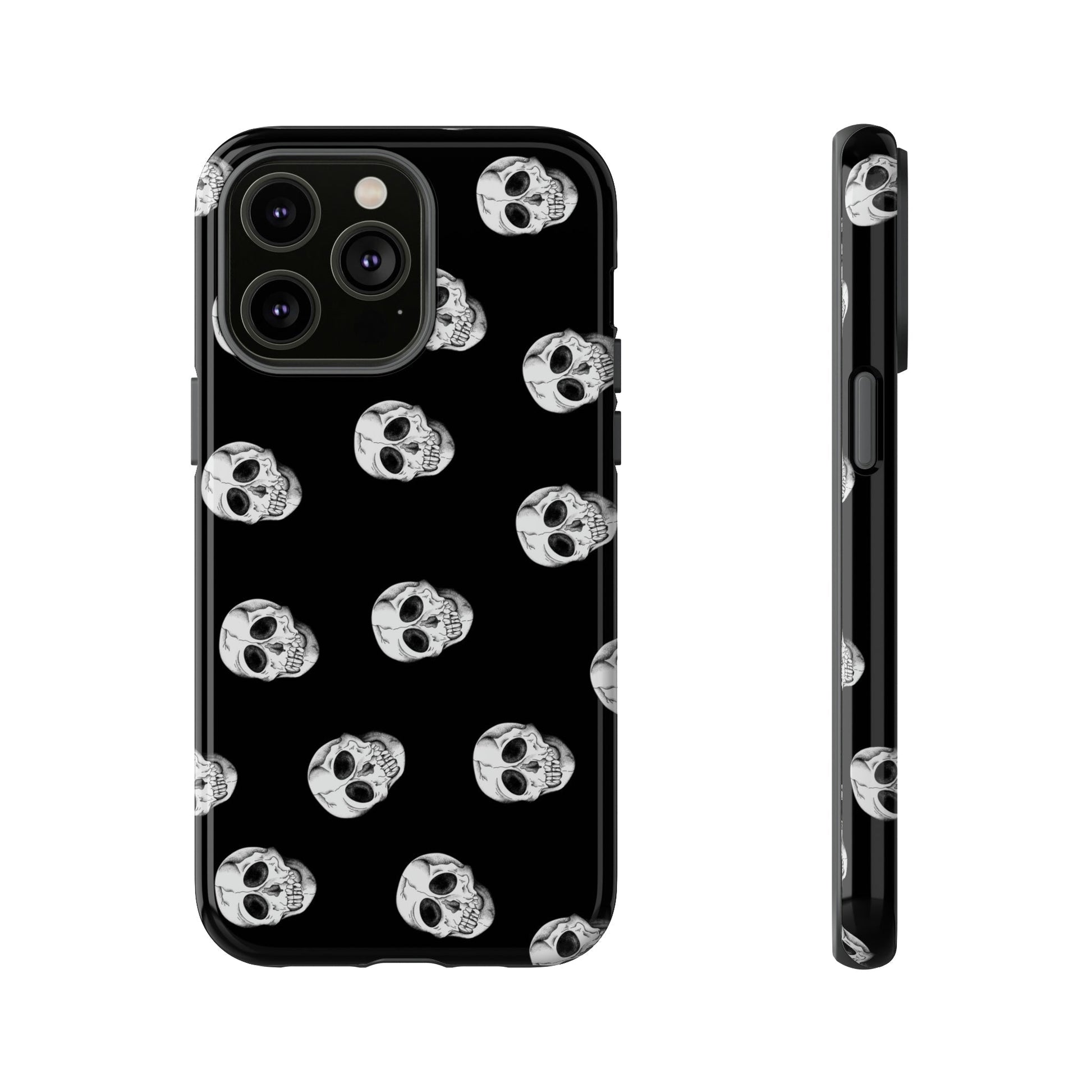 Phone Case-SKULL SHOWER | Tough-iPhone 14 Pro Max-Glossy-PhoneCaseBoss-Phone-Best-Phone-Cases