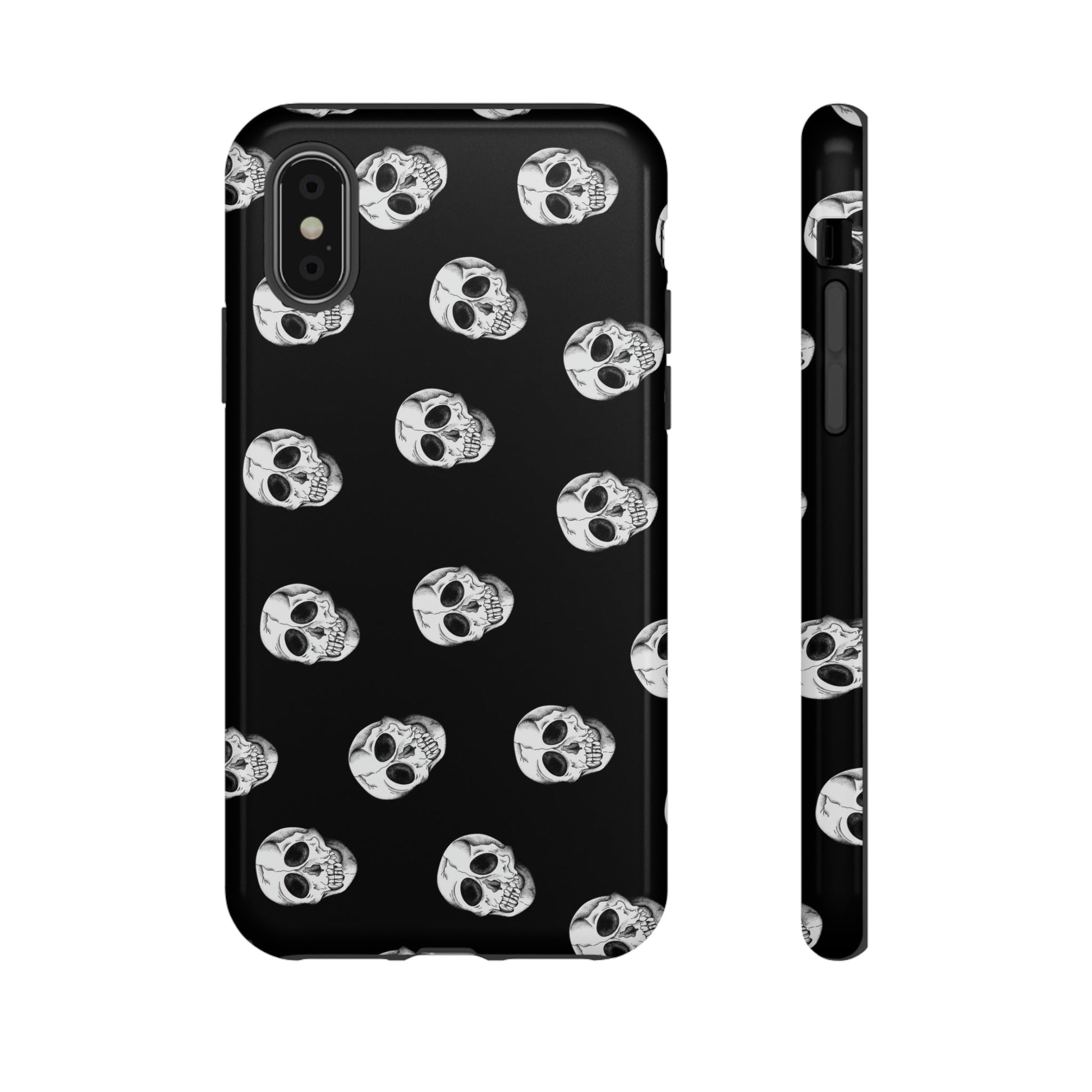 Phone Case-SKULL SHOWER | Tough-iPhone X-Glossy-PhoneCaseBoss-Phone-Best-Phone-Cases