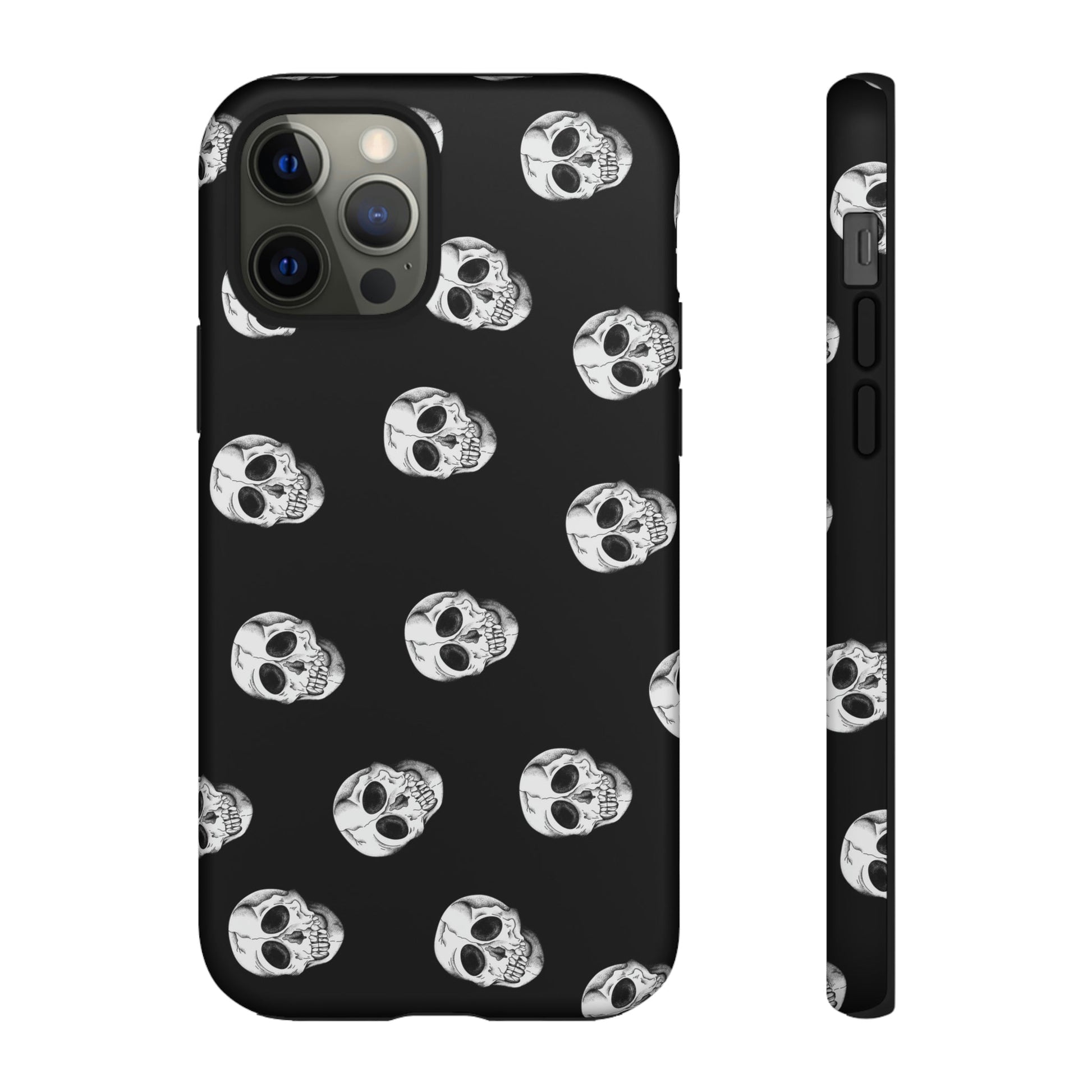 Phone Case-SKULL SHOWER | Tough-iPhone 12 Pro-Matte-PhoneCaseBoss-Phone-Best-Phone-Cases