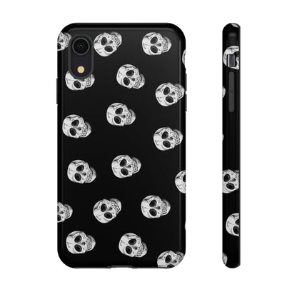 Phone Case-SKULL SHOWER | Tough-iPhone XR-Glossy-PhoneCaseBoss-Phone-Best-Phone-Cases