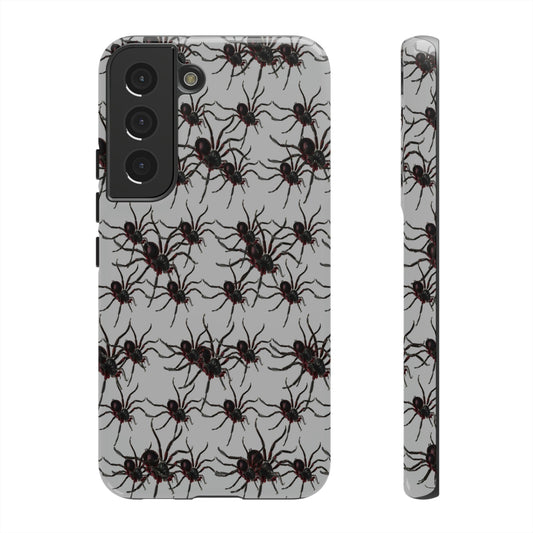 Phone Case-SPIDERS ON GRAY | Tough-Samsung Galaxy S22-Glossy-PhoneCaseBoss-Phone-Best-Phone-Cases