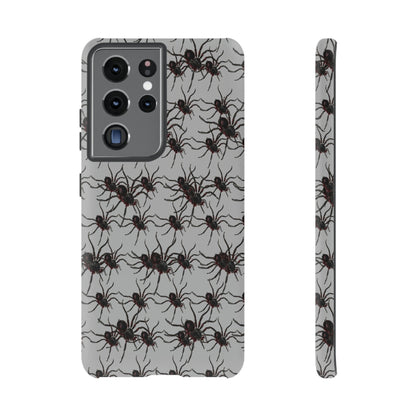 Phone Case-SPIDERS ON GRAY | Tough-Samsung Galaxy S21 Ultra-Matte-PhoneCaseBoss-Phone-Best-Phone-Cases