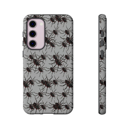 Phone Case-SPIDERS ON GRAY | Tough-Samsung Galaxy S23 Plus-Glossy-PhoneCaseBoss-Phone-Best-Phone-Cases