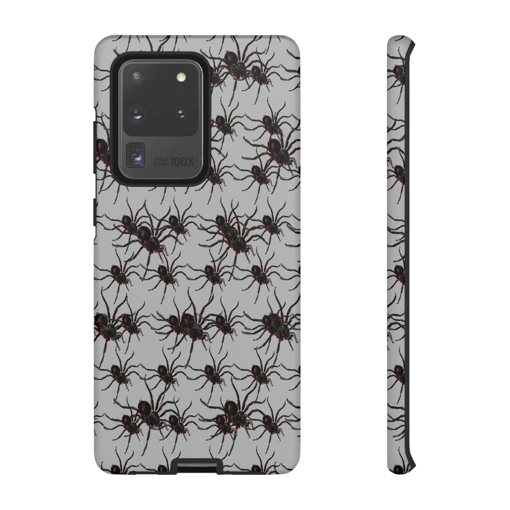 Phone Case-SPIDERS ON GRAY | Tough-Samsung Galaxy S20 Ultra-Matte-PhoneCaseBoss-Phone-Best-Phone-Cases