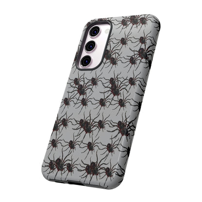 Phone Case-SPIDERS ON GRAY | Tough-PhoneCaseBoss-Phone-Best-Phone-Cases