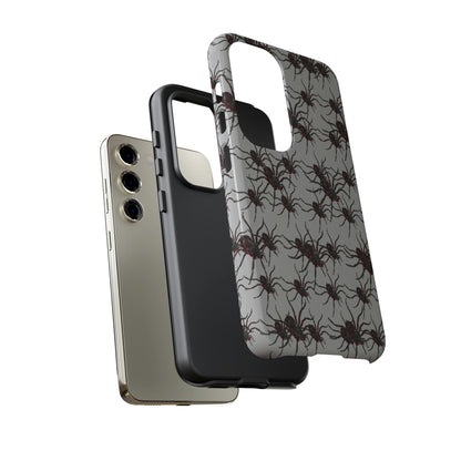 Phone Case-SPIDERS ON GRAY | Tough-PhoneCaseBoss-Phone-Best-Phone-Cases