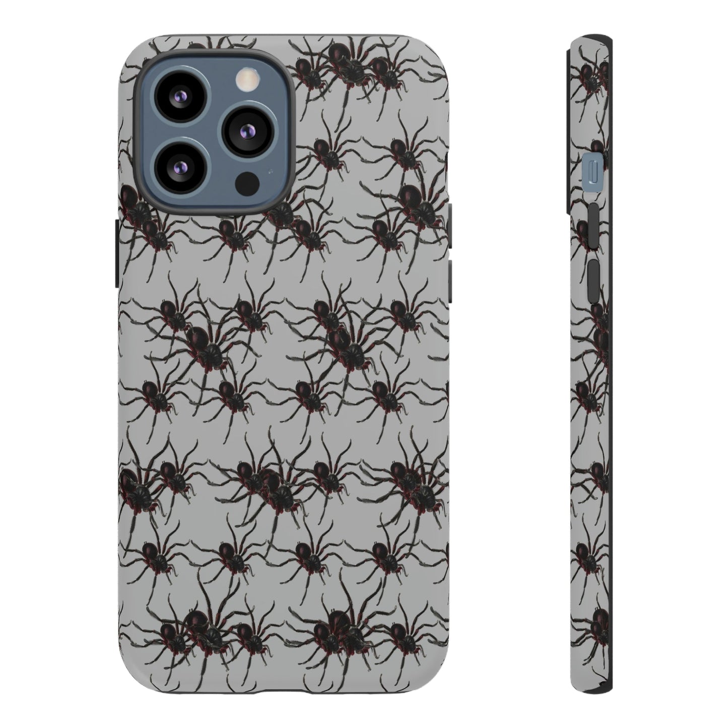 Phone Case-SPIDERS ON GRAY | Tough-iPhone 13 Pro Max-Matte-PhoneCaseBoss-Phone-Best-Phone-Cases