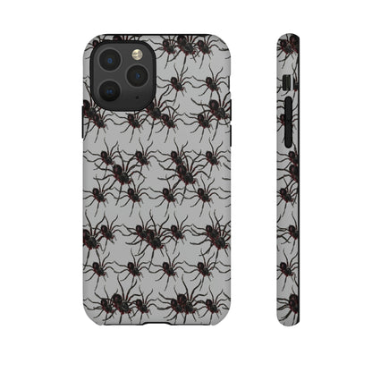 Phone Case-SPIDERS ON GRAY | Tough-iPhone 11 Pro-Matte-PhoneCaseBoss-Phone-Best-Phone-Cases