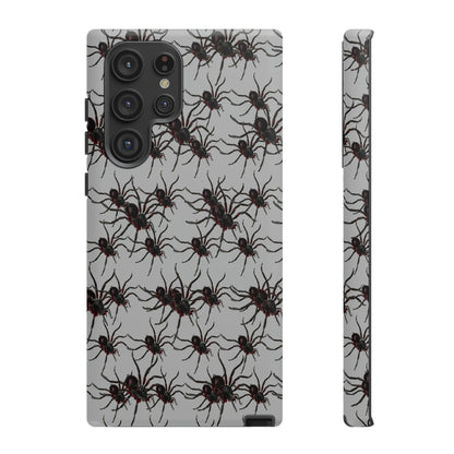 Phone Case-SPIDERS ON GRAY | Tough-Samsung Galaxy S22 Ultra-Matte-PhoneCaseBoss-Phone-Best-Phone-Cases