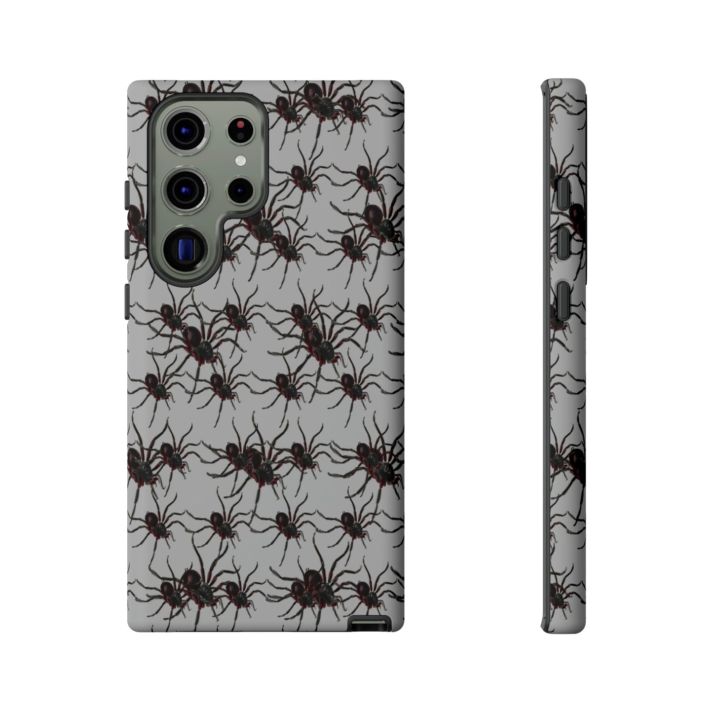 Phone Case-SPIDERS ON GRAY | Tough-Samsung Galaxy S23 Ultra-Matte-PhoneCaseBoss-Phone-Best-Phone-Cases