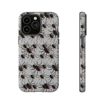 Phone Case-SPIDERS ON GRAY | Tough-iPhone 14 Pro Max-Glossy-PhoneCaseBoss-Phone-Best-Phone-Cases