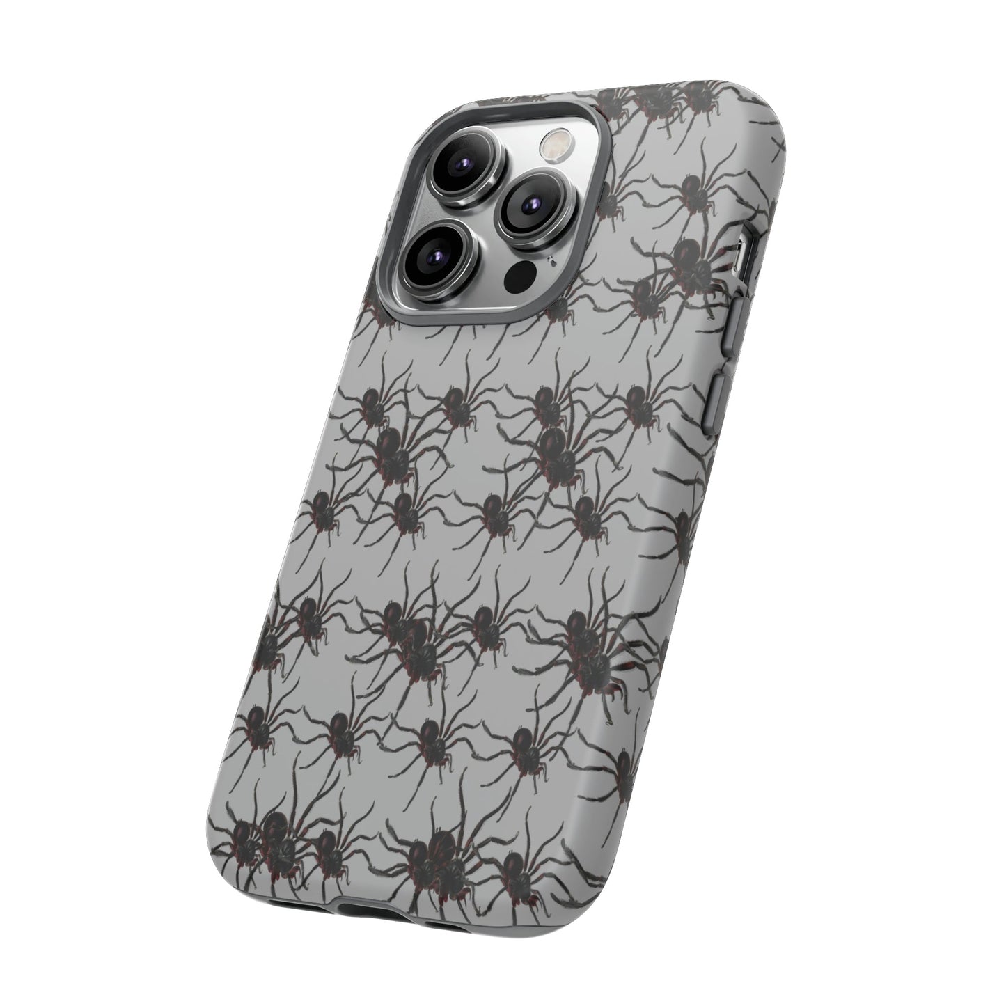 Phone Case-SPIDERS ON GRAY | Tough-PhoneCaseBoss-Phone-Best-Phone-Cases