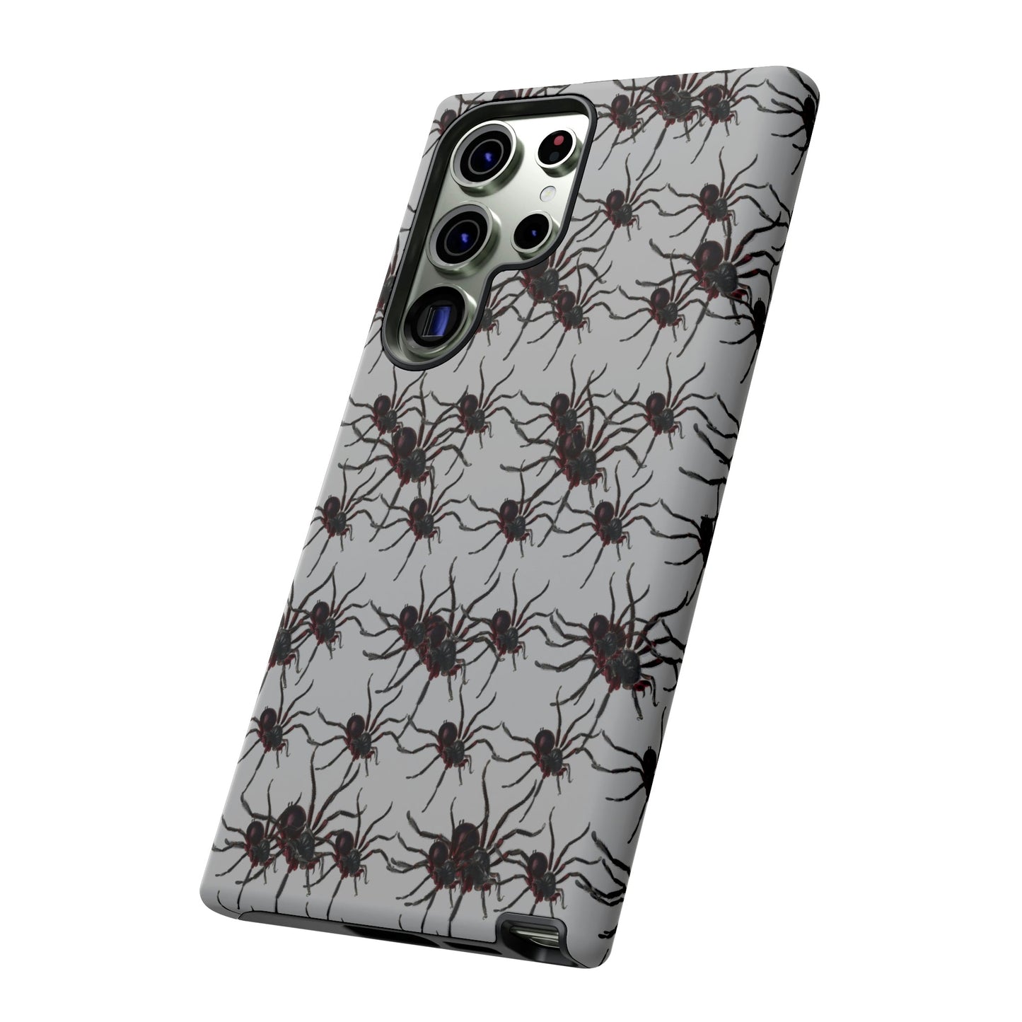 Phone Case-SPIDERS ON GRAY | Tough-PhoneCaseBoss-Phone-Best-Phone-Cases