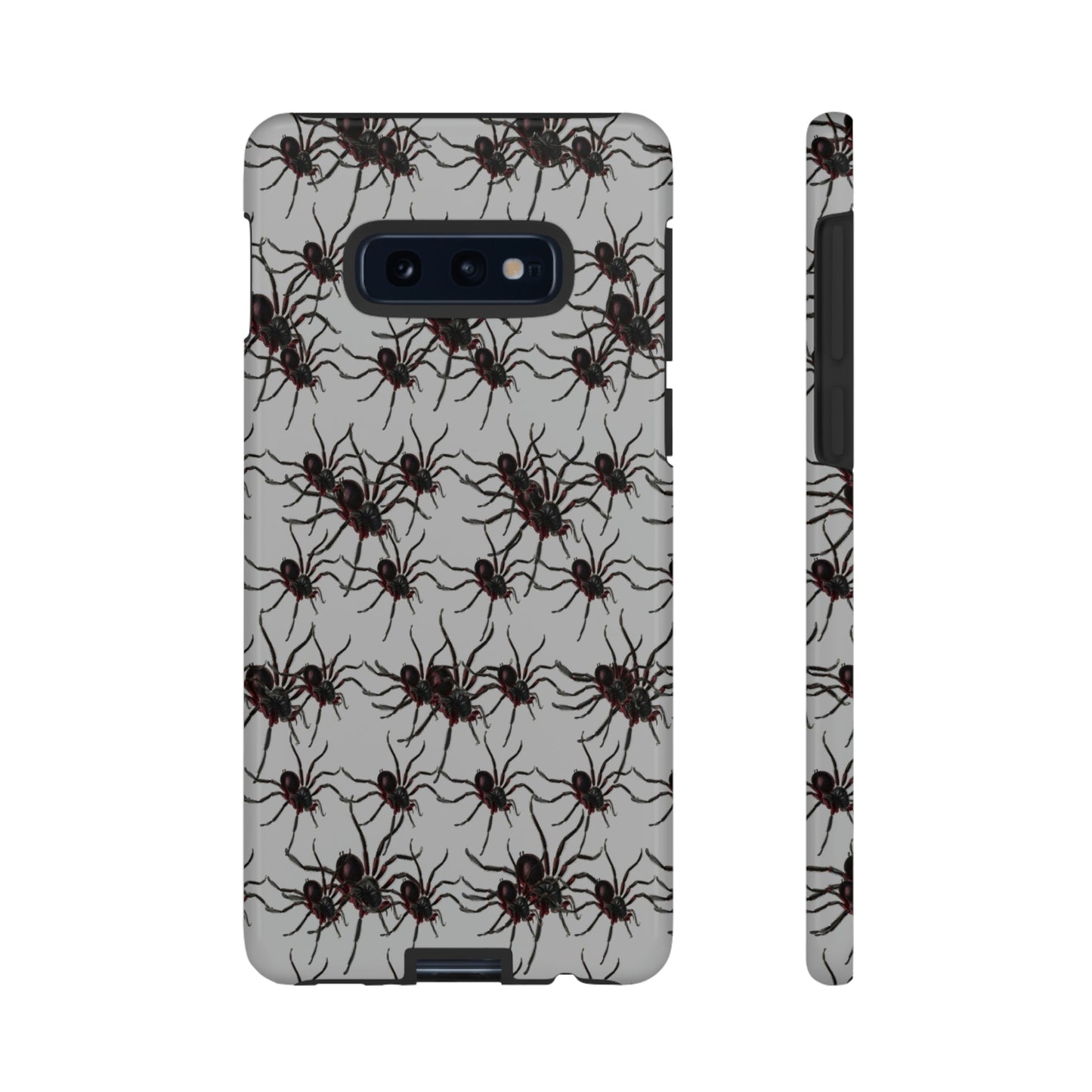 Phone Case-SPIDERS ON GRAY | Tough-Samsung Galaxy S10E-Glossy-PhoneCaseBoss-Phone-Best-Phone-Cases