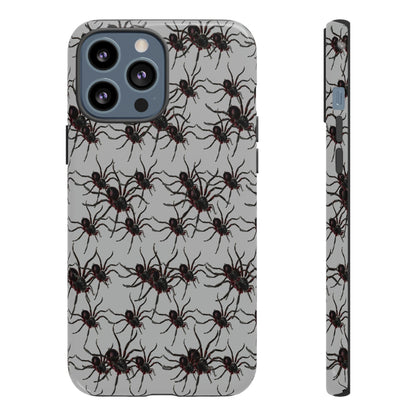 Phone Case-SPIDERS ON GRAY | Tough-iPhone 13 Pro Max-Glossy-PhoneCaseBoss-Phone-Best-Phone-Cases