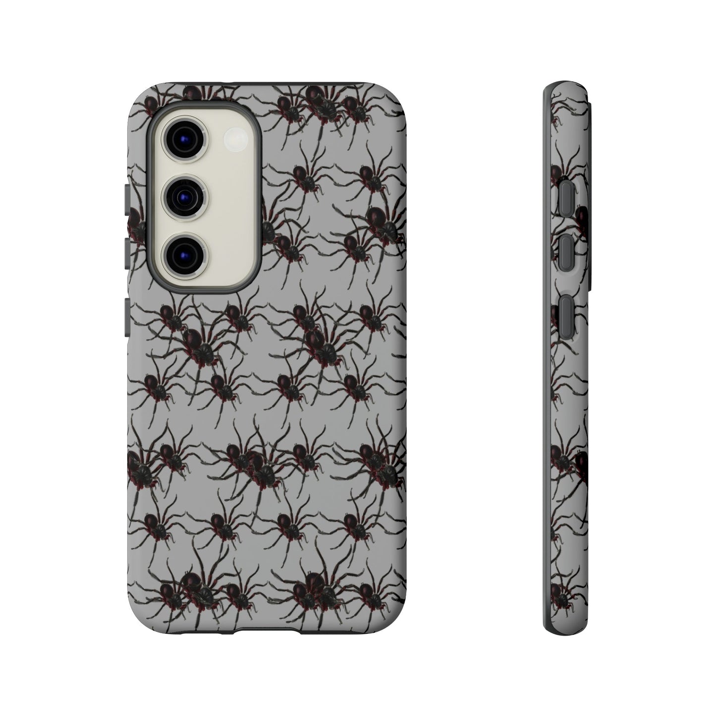 Phone Case-SPIDERS ON GRAY | Tough-Samsung Galaxy S23-Matte-PhoneCaseBoss-Phone-Best-Phone-Cases