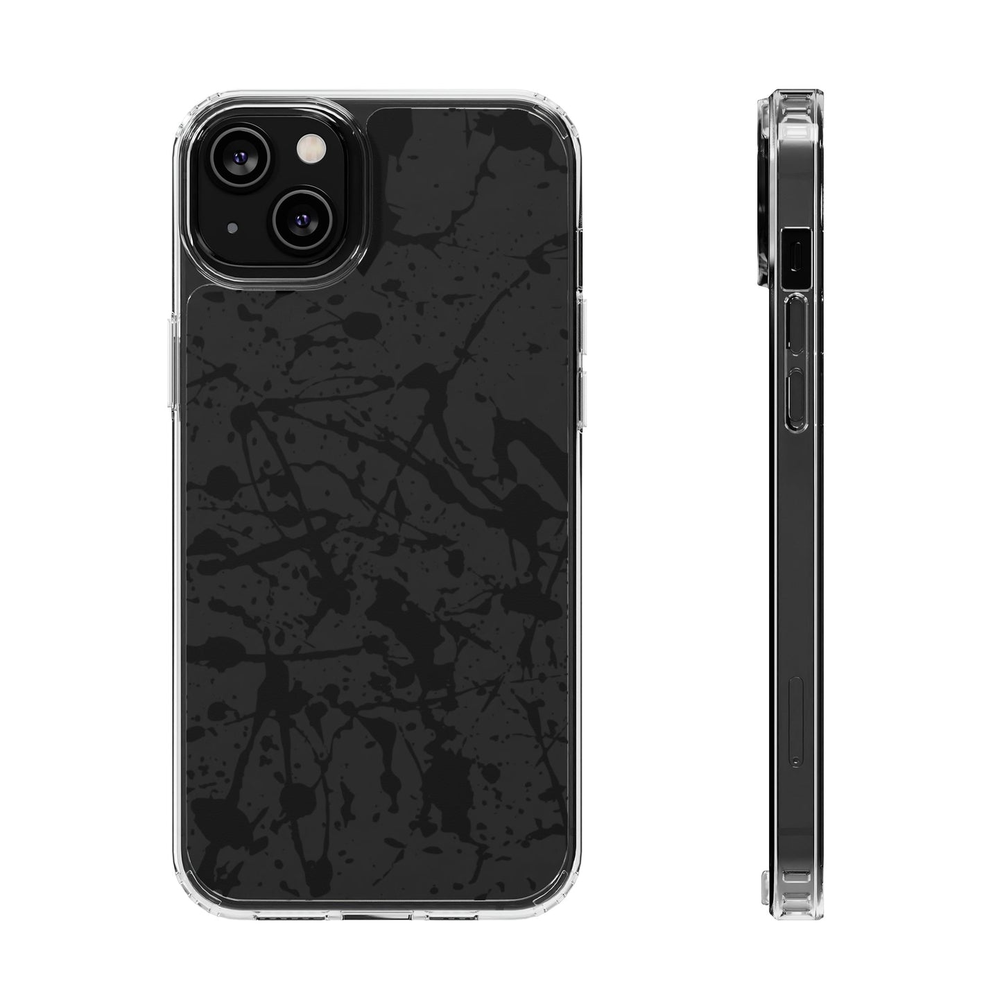 Phone Case-SPLATTER | Clear-iPhone 14 Plus-Without gift packaging-PhoneCaseBoss-Phone-Best-Phone-Cases
