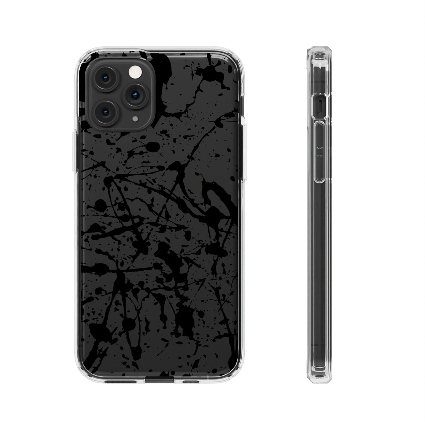 Phone Case-SPLATTER | Clear-iPhone 11 Pro-Without gift packaging-PhoneCaseBoss-Phone-Best-Phone-Cases