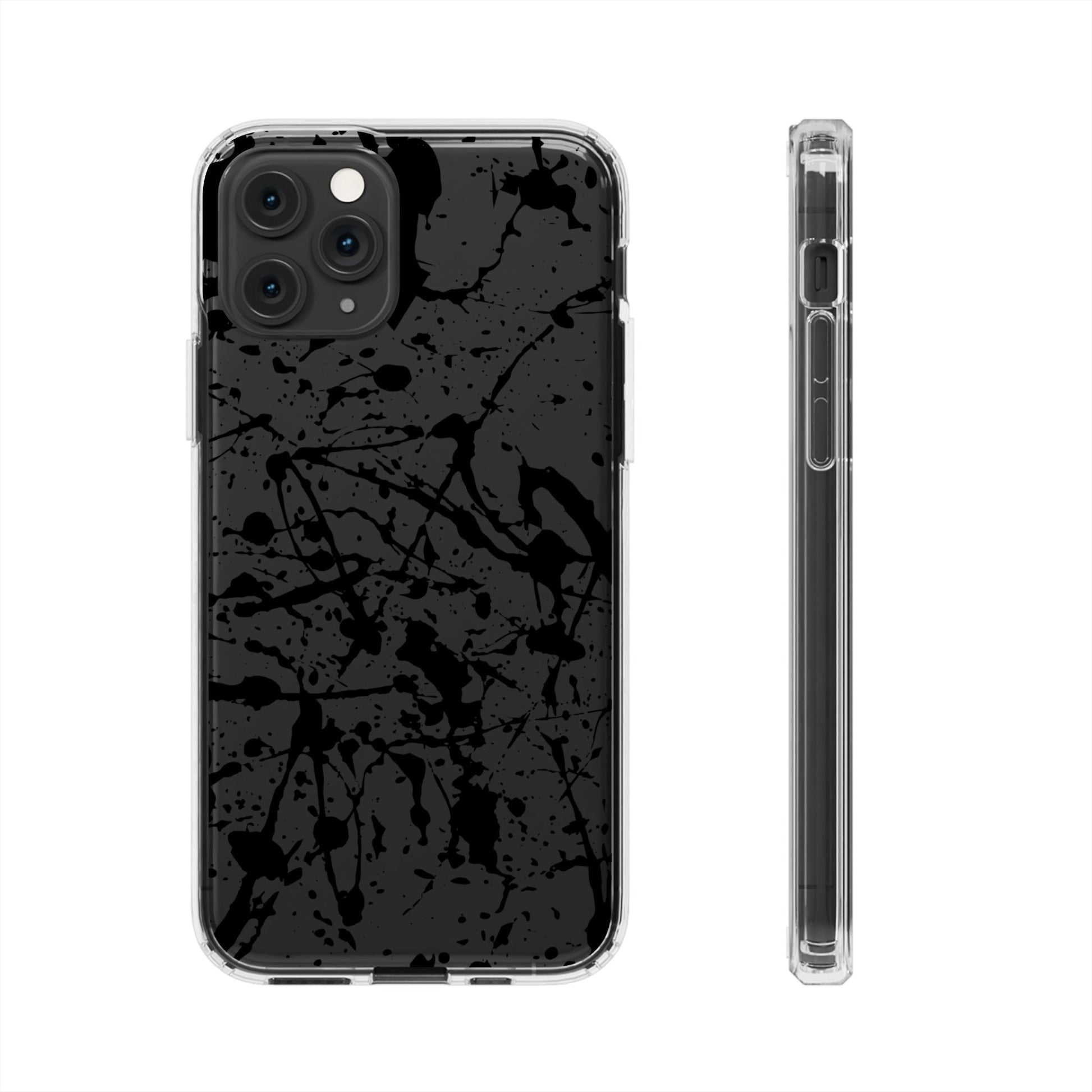Phone Case-SPLATTER | Clear-iPhone 11 Pro-Without gift packaging-PhoneCaseBoss-Phone-Best-Phone-Cases