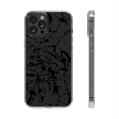 Phone Case-SPLATTER | Clear-iPhone 12 Pro Max-Without gift packaging-PhoneCaseBoss-Phone-Best-Phone-Cases