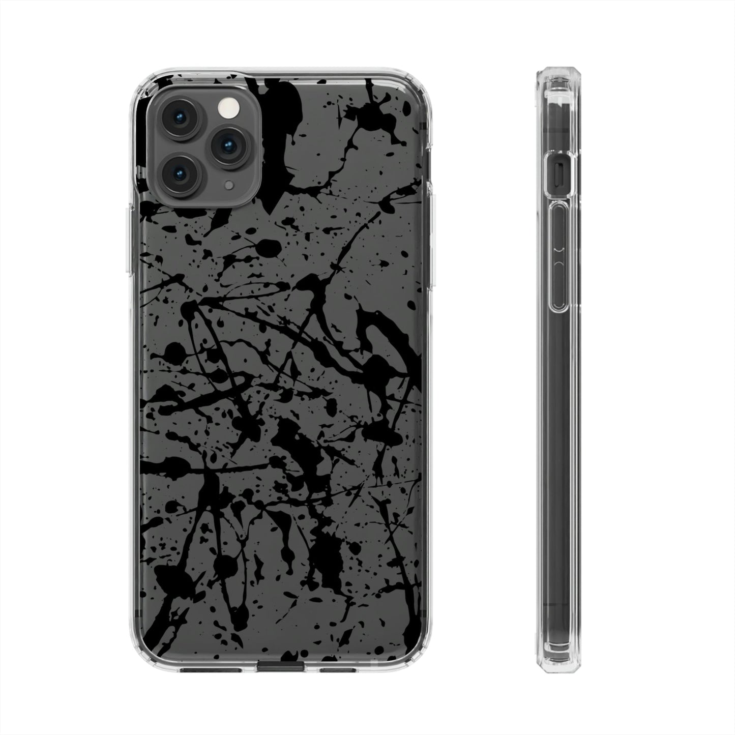 Phone Case-SPLATTER | Clear-iPhone 11 Pro Max-Without gift packaging-PhoneCaseBoss-Phone-Best-Phone-Cases