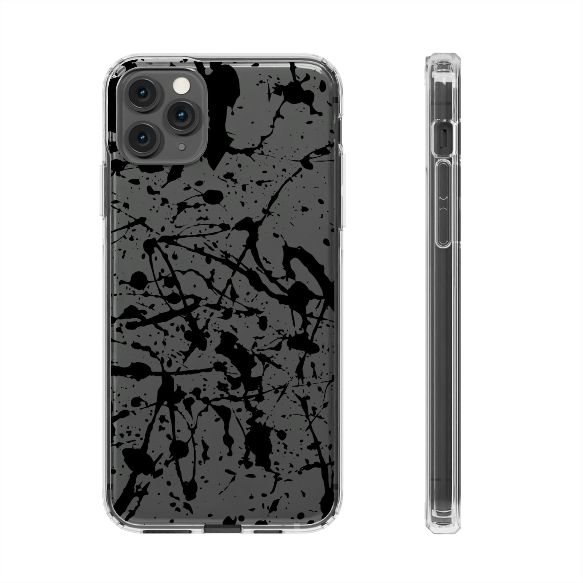 Phone Case-SPLATTER | Clear-iPhone 11 Pro Max-Without gift packaging-PhoneCaseBoss-Phone-Best-Phone-Cases