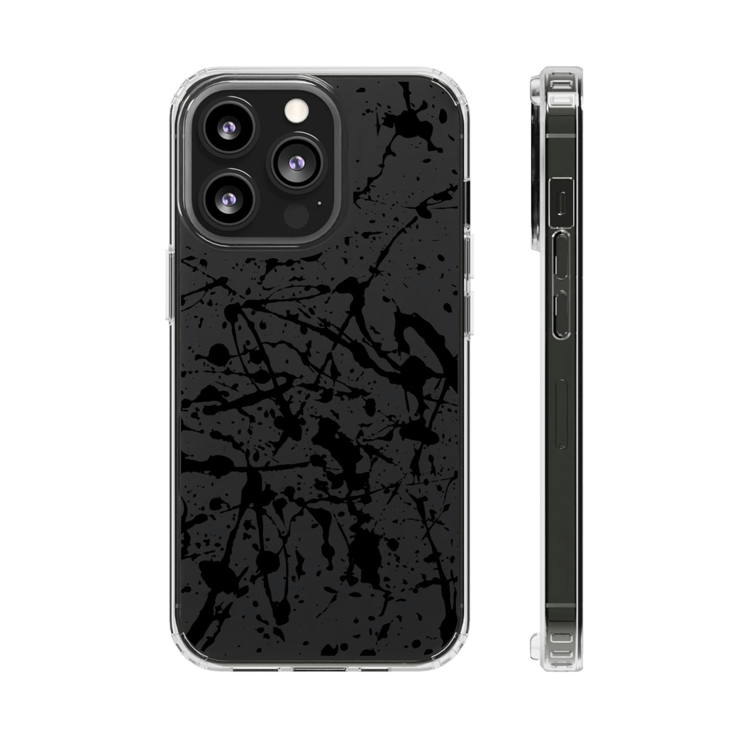 Phone Case-SPLATTER | Clear-iPhone 13 Pro-Without gift packaging-PhoneCaseBoss-Phone-Best-Phone-Cases