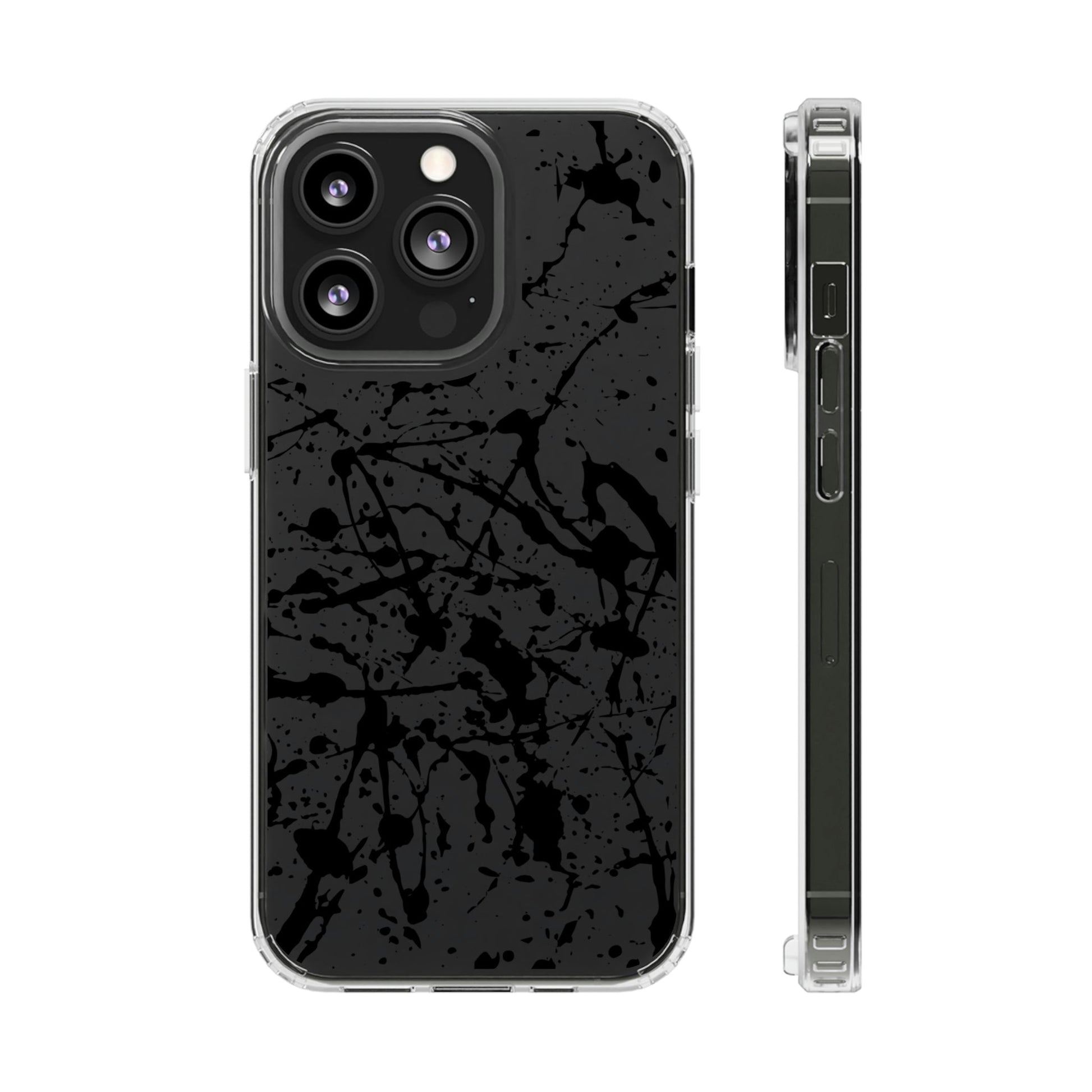 Phone Case-SPLATTER | Clear-iPhone 13 Pro-Without gift packaging-PhoneCaseBoss-Phone-Best-Phone-Cases