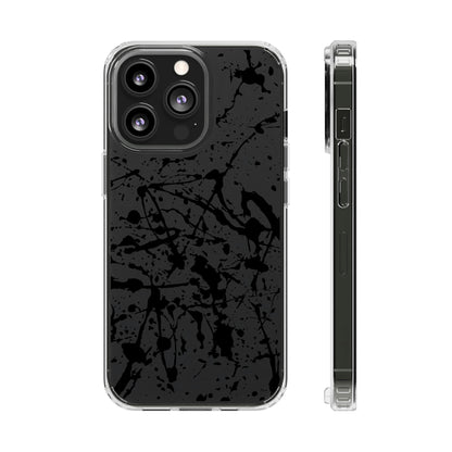 Phone Case-SPLATTER | Clear-iPhone 13 Pro-Without gift packaging-PhoneCaseBoss-Phone-Best-Phone-Cases