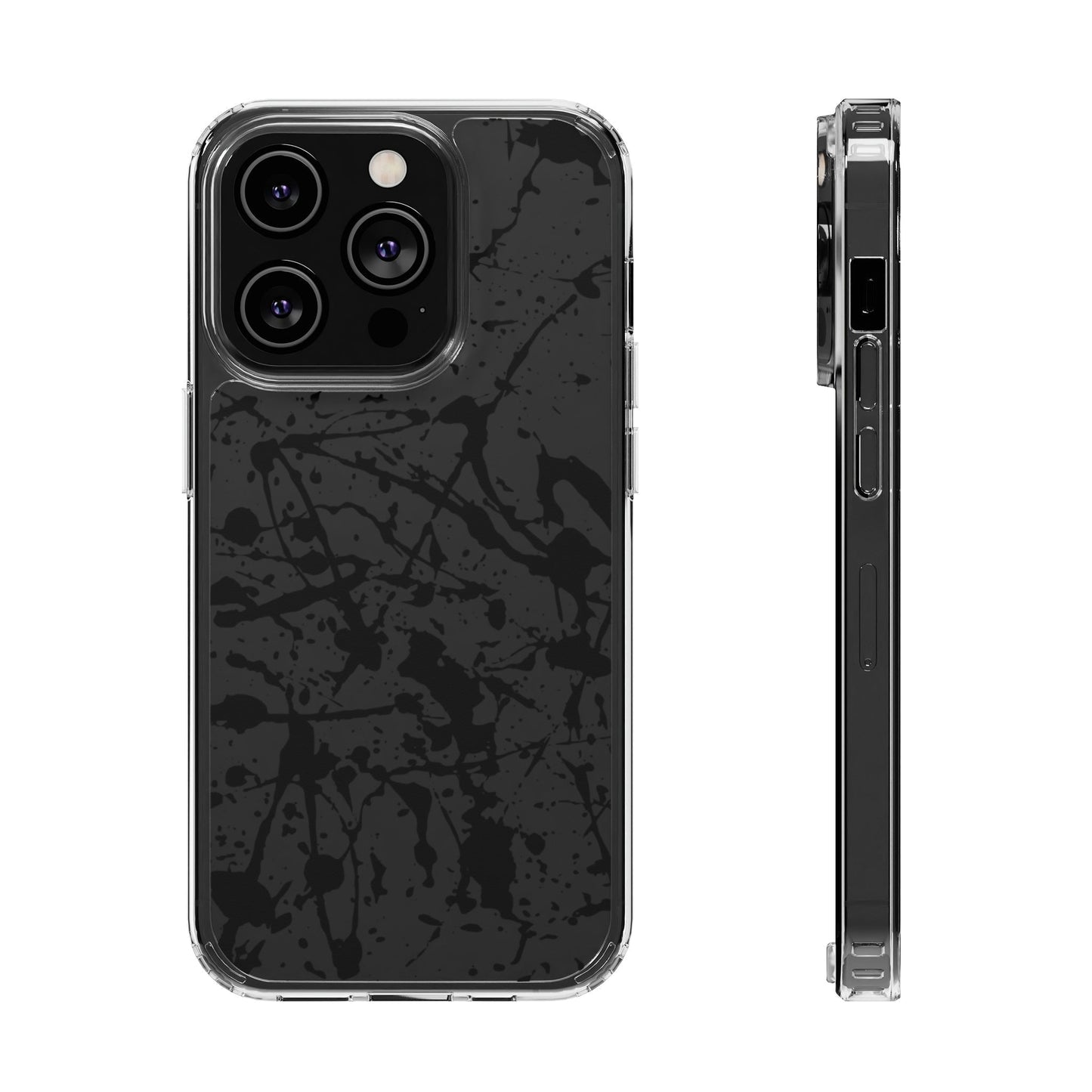 Phone Case-SPLATTER | Clear-iPhone 14 Pro-Without gift packaging-PhoneCaseBoss-Phone-Best-Phone-Cases