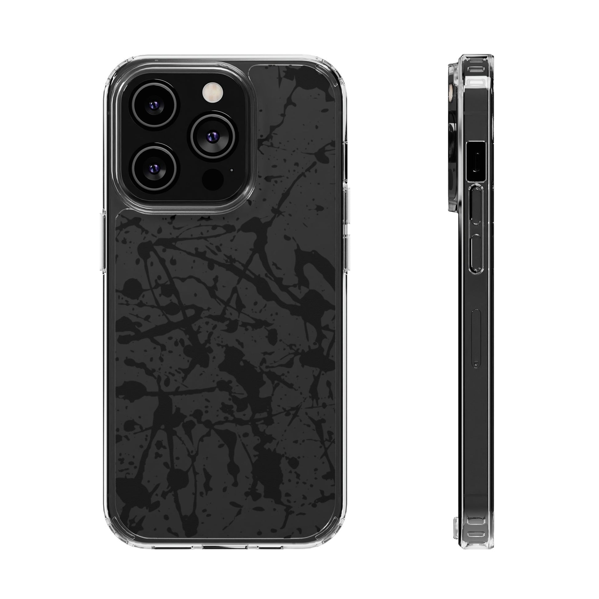 Phone Case-SPLATTER | Clear-iPhone 14 Pro-Without gift packaging-PhoneCaseBoss-Phone-Best-Phone-Cases