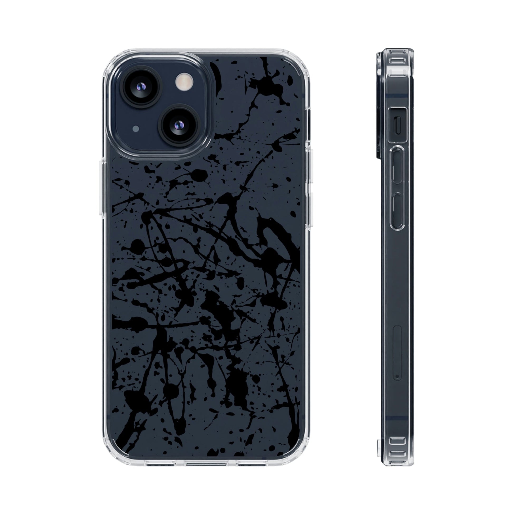 Phone Case-SPLATTER | Clear-iPhone 13 Mini-Without gift packaging-PhoneCaseBoss-Phone-Best-Phone-Cases