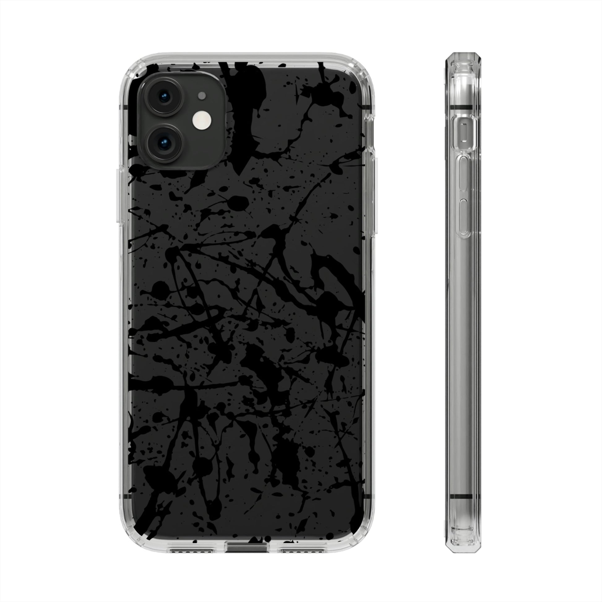 Phone Case-SPLATTER | Clear-iPhone 11-Without gift packaging-PhoneCaseBoss-Phone-Best-Phone-Cases
