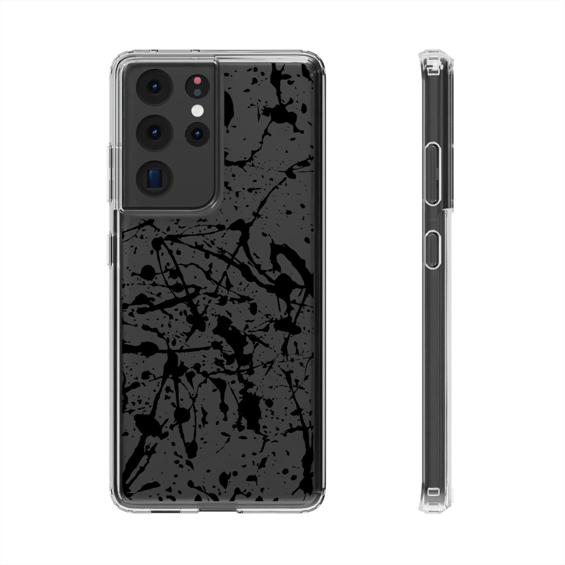 Phone Case-SPLATTER | Clear-Samsung Galaxy S21 Ultra-Without gift packaging-PhoneCaseBoss-Phone-Best-Phone-Cases