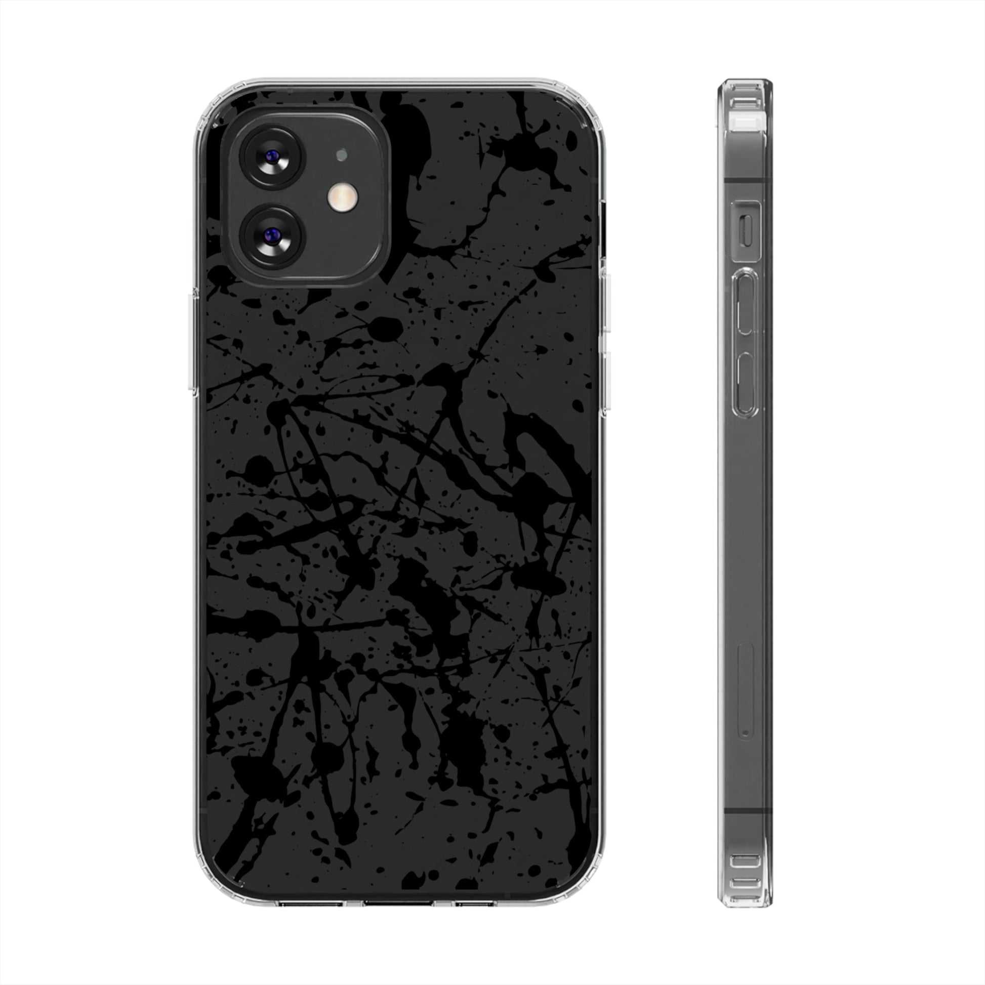 Phone Case-SPLATTER | Clear-iPhone 12-Without gift packaging-PhoneCaseBoss-Phone-Best-Phone-Cases