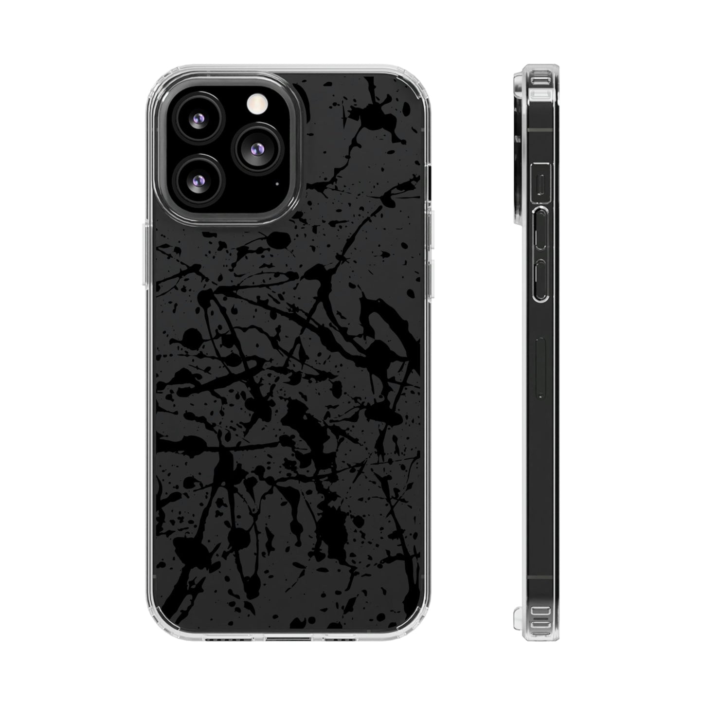 Phone Case-SPLATTER | Clear-iPhone 13 Pro Max-Without gift packaging-PhoneCaseBoss-Phone-Best-Phone-Cases
