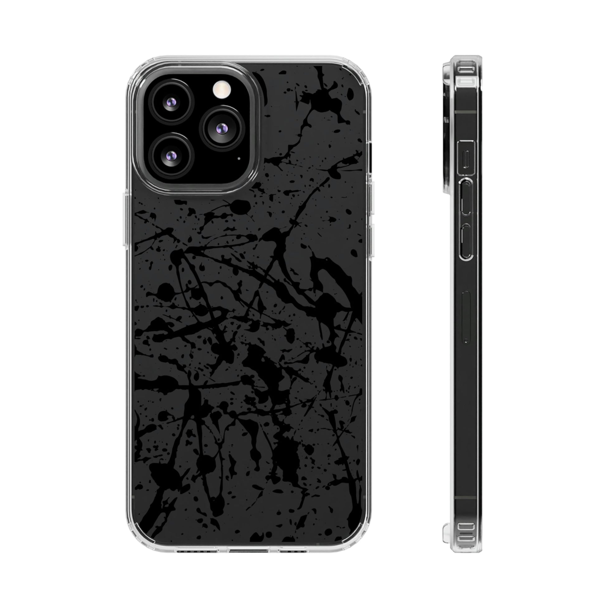 Phone Case-SPLATTER | Clear-iPhone 13 Pro Max-Without gift packaging-PhoneCaseBoss-Phone-Best-Phone-Cases
