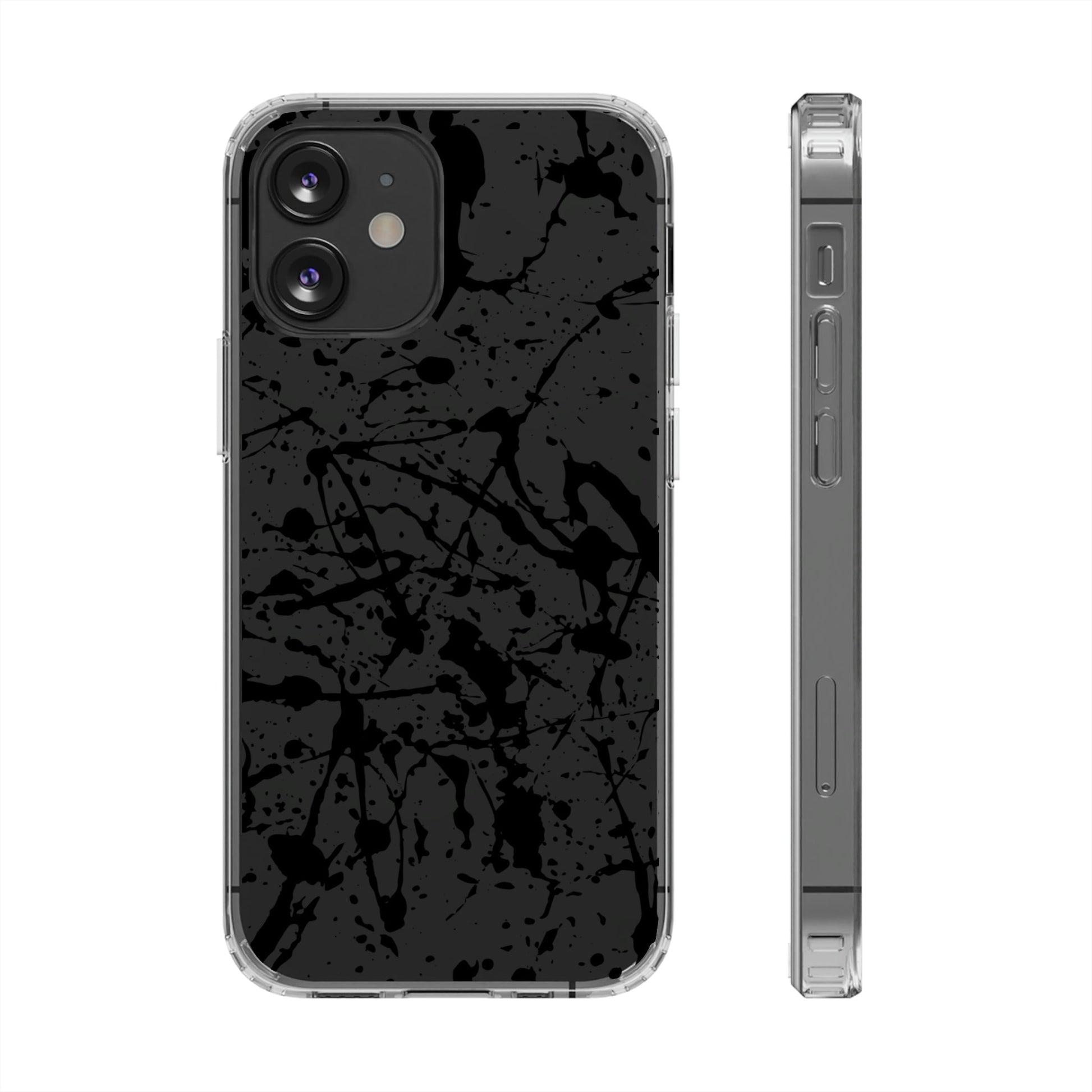 Phone Case-SPLATTER | Clear-iPhone 12 Mini-Without gift packaging-PhoneCaseBoss-Phone-Best-Phone-Cases