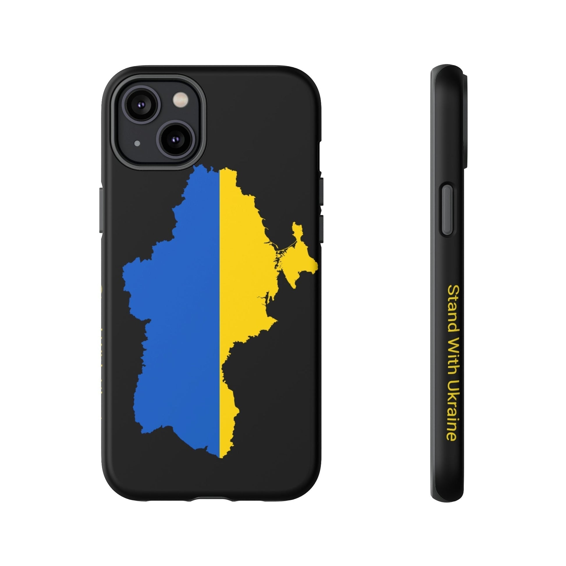 Phone Case-STAND WITH UKRAINE | Tough-iPhone 14 Plus-Matte-PhoneCaseBoss-Phone-Best-Phone-Cases