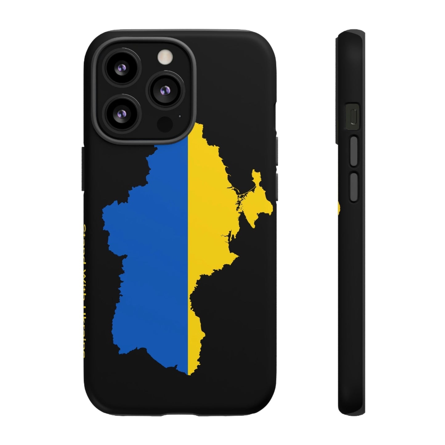 Phone Case-STAND WITH UKRAINE | Tough-iPhone 13 Pro-Matte-PhoneCaseBoss-Phone-Best-Phone-Cases