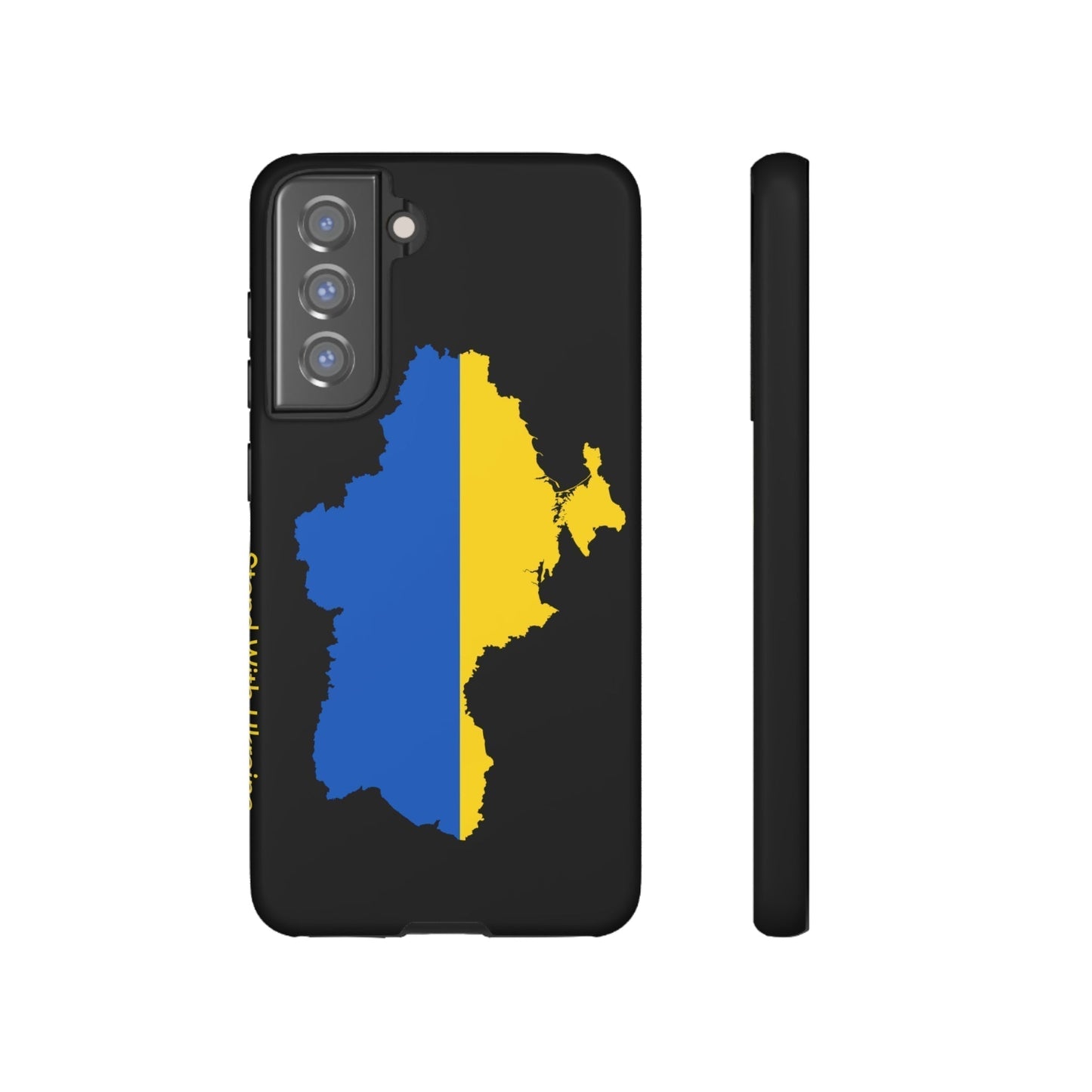 Phone Case-STAND WITH UKRAINE | Tough-Samsung Galaxy S21 FE-Matte-PhoneCaseBoss-Phone-Best-Phone-Cases