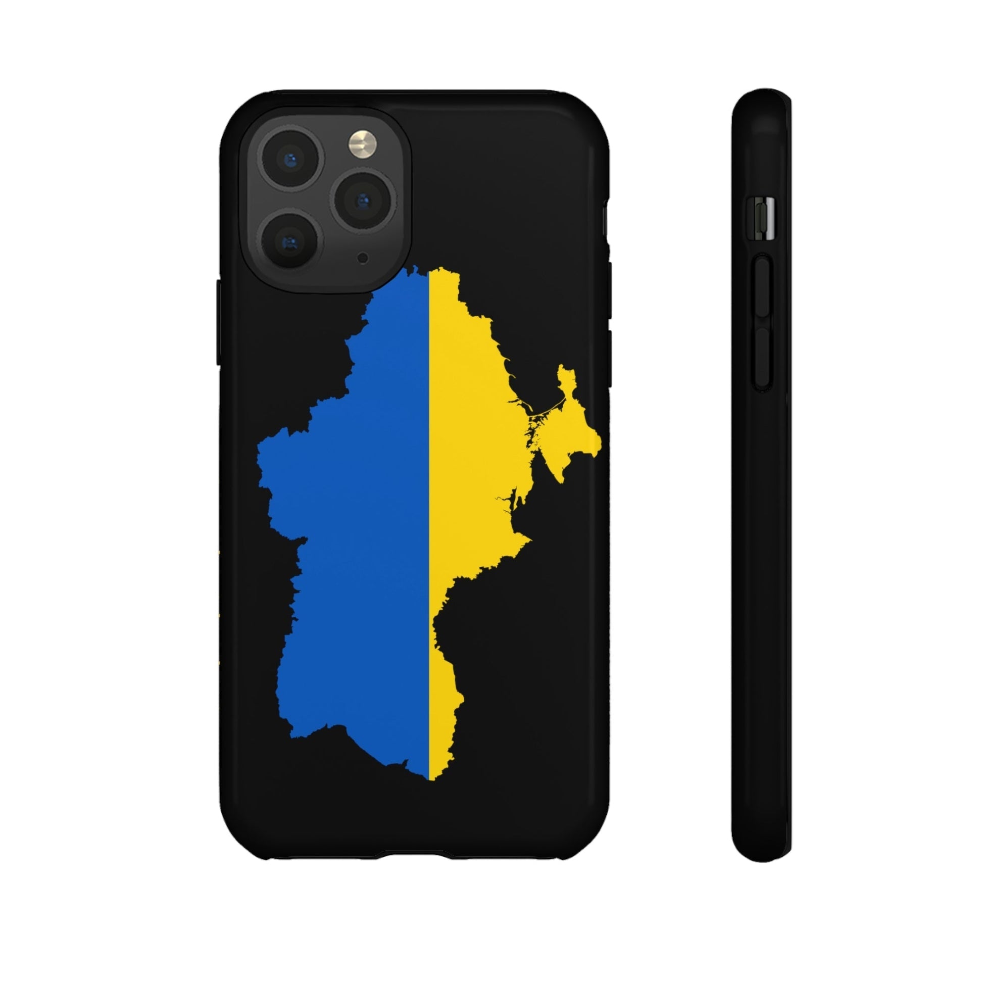 Phone Case-STAND WITH UKRAINE | Tough-iPhone 11 Pro-Glossy-PhoneCaseBoss-Phone-Best-Phone-Cases